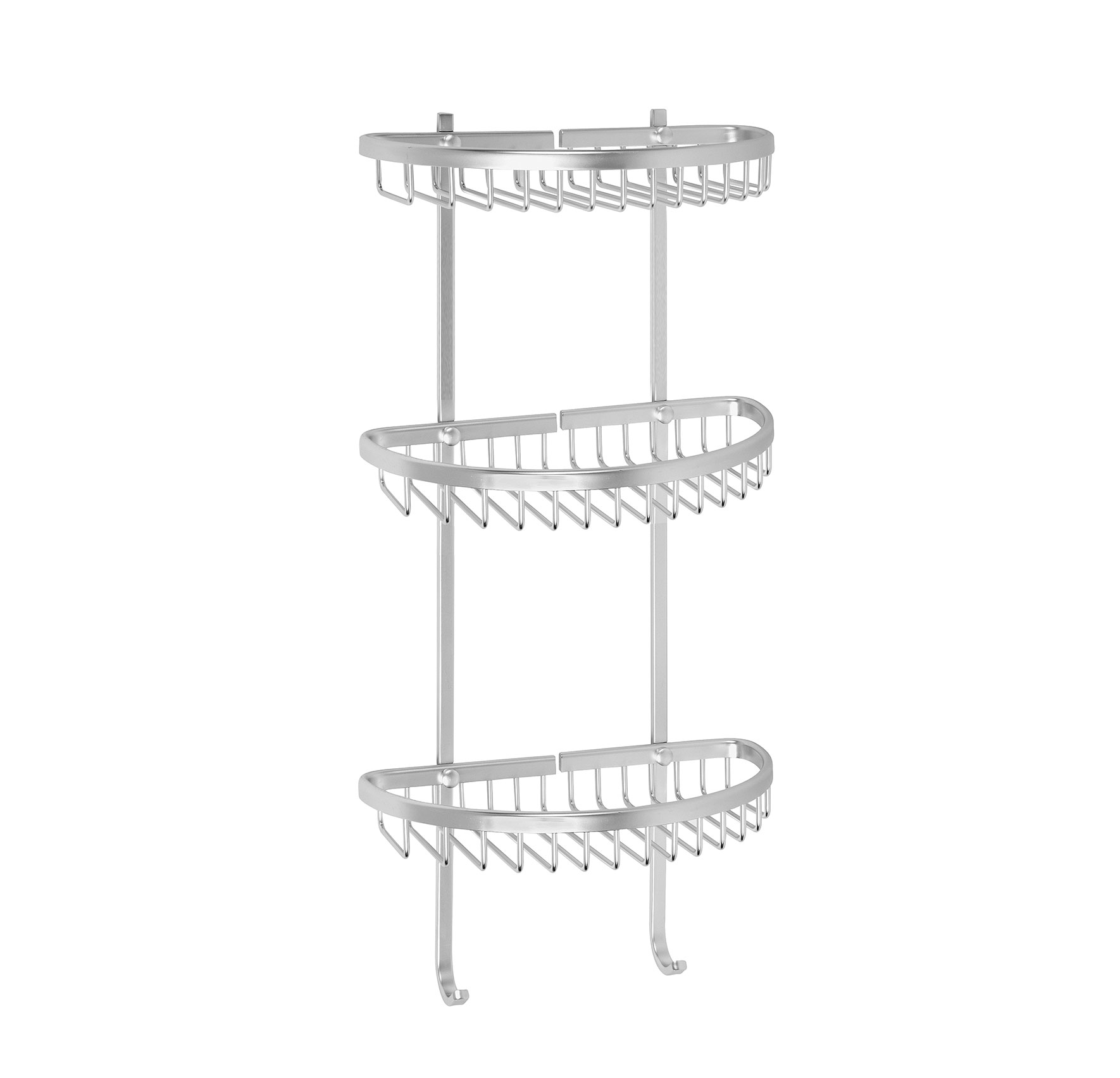 מדף אמבטיה ישר טריפל אלומיניום מדף אמבטיה ישר טריפל אלומיניום