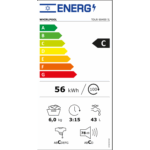 מכונת כביסה פתח עליון 6 ק"ג Whirlpool TDLR6040SIL ווירפול