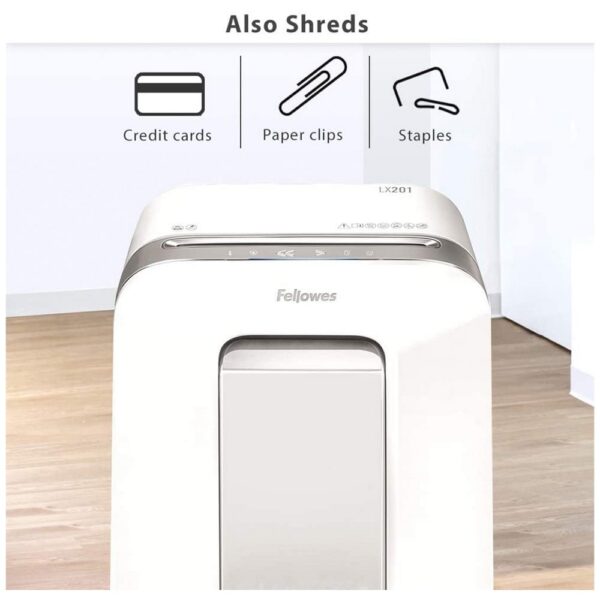 מגרסה אישית לבנה Fellowes פלואוס Powershred LX201