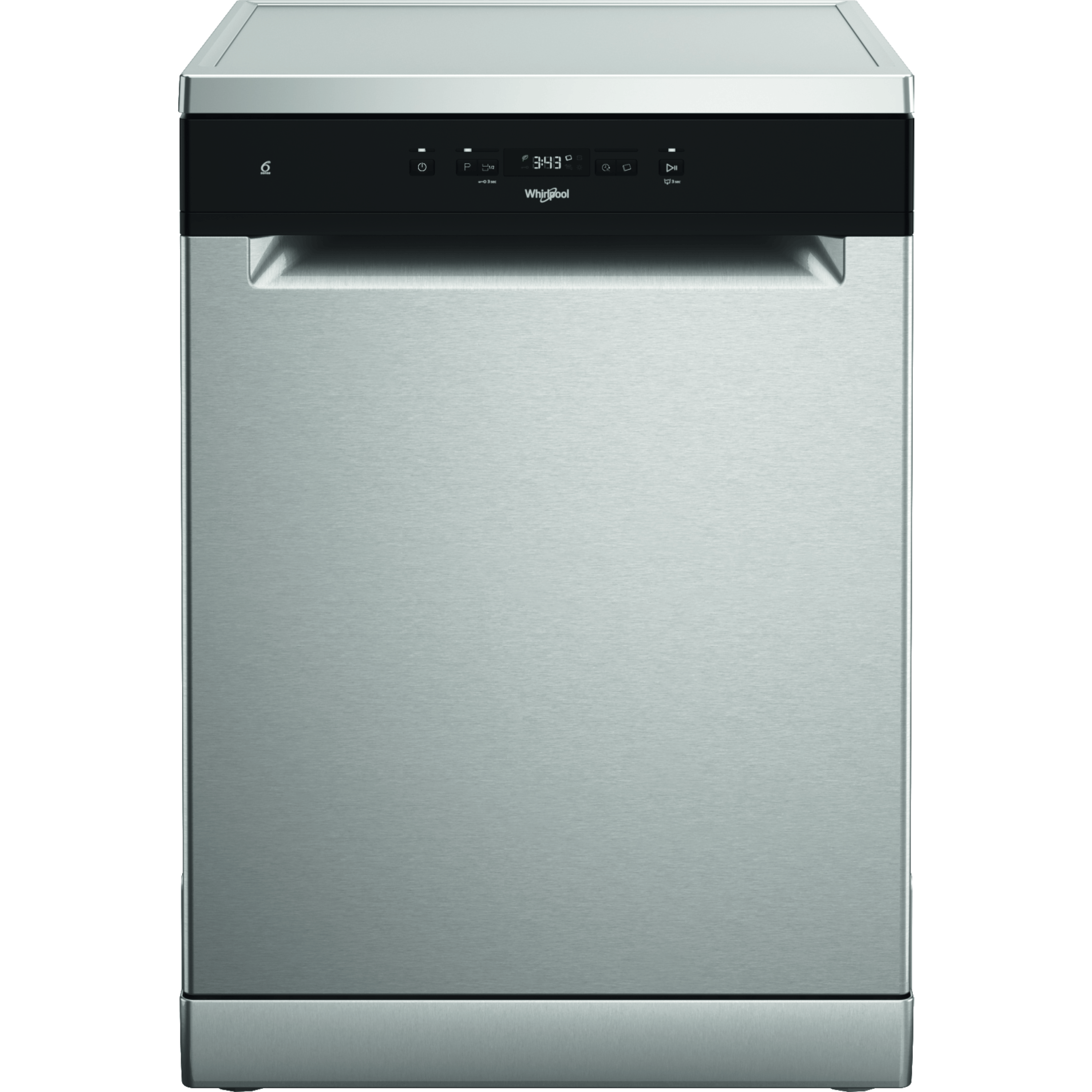 מדיח כלים רחב Whirlpool W2FHD624XIS ווירפול גימור נירוסטה
