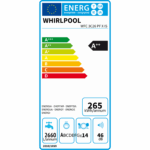 מדיח כלים עם מערכת חיישנים חכמה Whirlpool WFC3C26PFXIS ווירפול