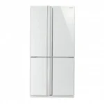 מקרר 4 דלתות 615 ליטר זכוכית לבנה SHARP שארפ SJFS87V-WH