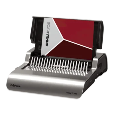 מכונת כריכה חשמלית בספירלים פלסטיק DCL5620901 QUASAR E500 FELLOWES