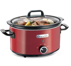 סיר בישול איטי בצבע אדום  SCV400RD050 CrockPot בגודל 3.5 ליטר