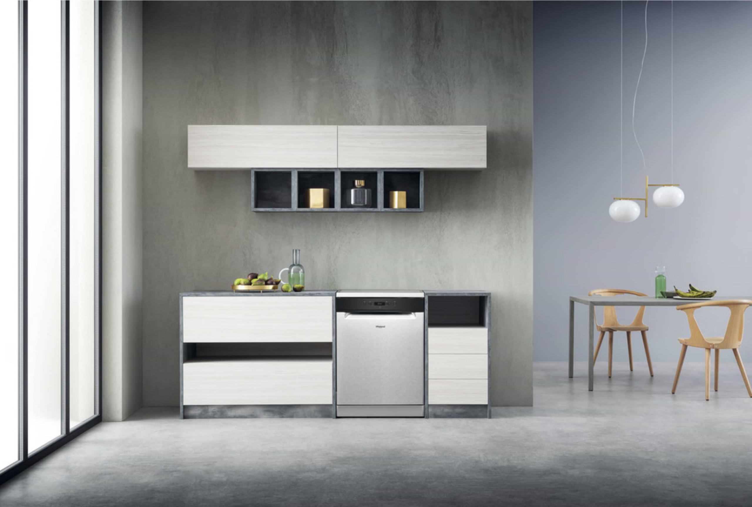 מדיח כלים Whirlpool WFC3C26PFXIS - גימור נירוסטה אחריות ע