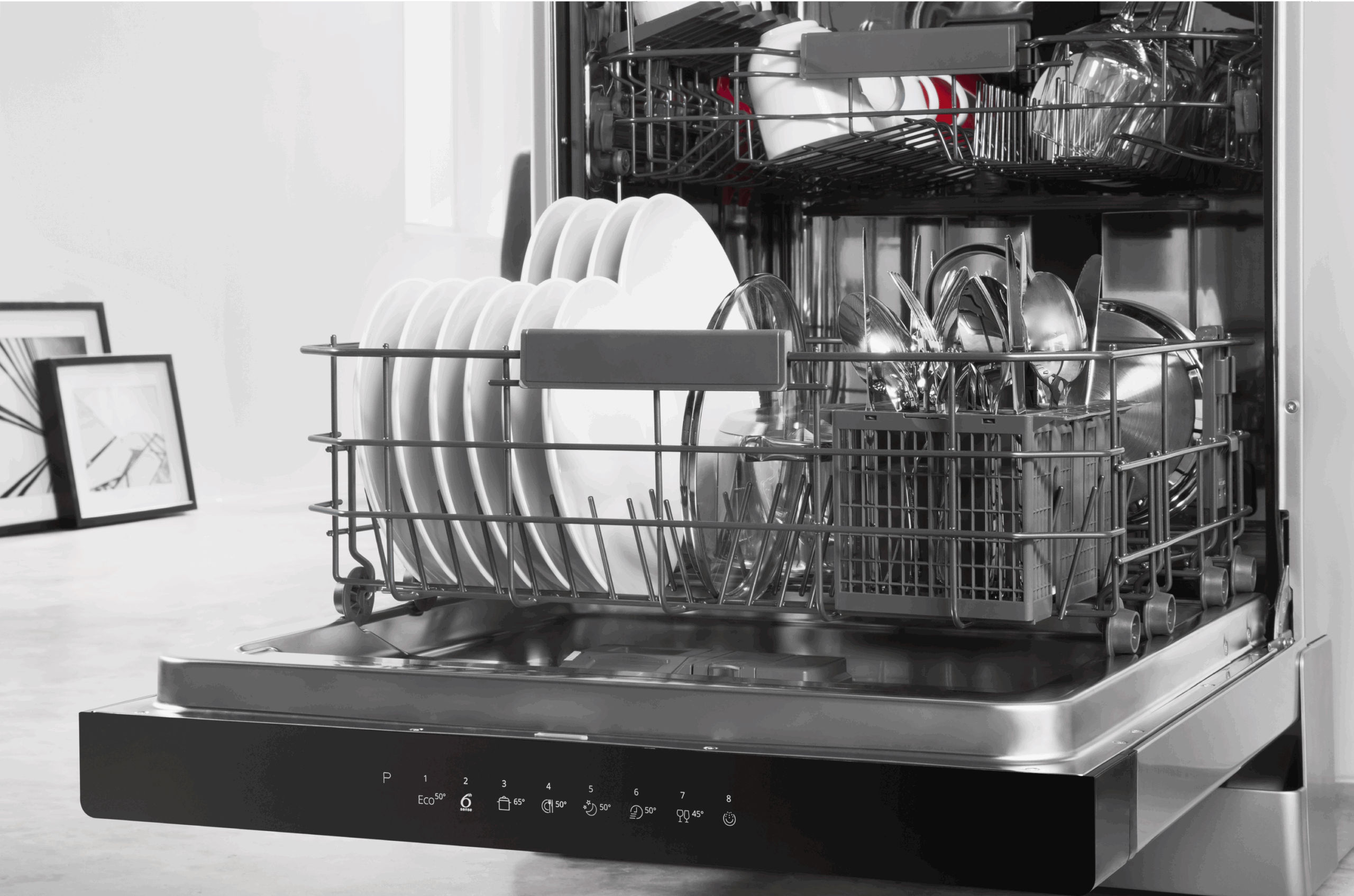 מדיח כלים Whirlpool WFC3C26PFXIS - גימור נירוסטה אחריות ע