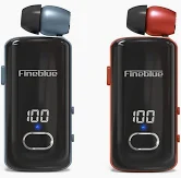 Fineblue F580 אלחוטי אוזניות Bluetooth 5.3 נשלף נייד אוזניות שיחות להזכיר רטט ספורט לרוץ אוזניות