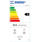 ⁦מקרר אינטגרלי NO-FROST מקפיא תחתון FJBINF410⁩ – תמונה ⁦3⁩