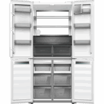 ⁦מקרר 4 דלתות 502 ליטר Electra EL5070GW אלקטרה קו אפס זכוכית לבנה⁩ – תמונה ⁦2⁩