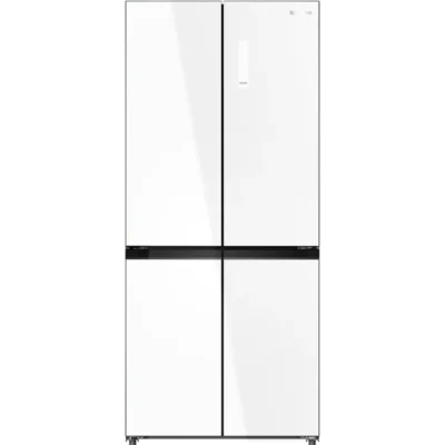 מקרר 4 דלתות קו אפס 502 ליטר Electra EL5070GW אלקטרה זכוכית לבנה