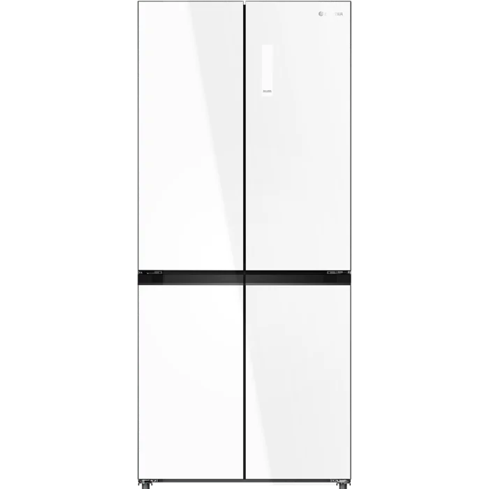 מקרר 4 דלתות קו אפס 502 ליטר Electra EL5070GW אלקטרה זכוכית לבנה