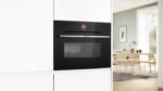⁦תנור אפיה משולב מיקרוגל BOSCH בוש CMG7241B1⁩ – תמונה ⁦3⁩