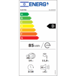 ⁦מדיח כלים 14 מערכות כלים Electra EL10291 אלקטרה צבע לבן⁩ – תמונה ⁦2⁩