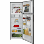 ⁦מקרר מקפיא עליון 348 ליטר Electra EL365GBL אלקטרה גימור זכוכית שחורה נצנצים⁩ – תמונה ⁦2⁩