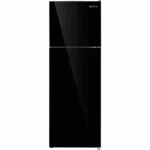 מקרר מקפיא עליון 348 ליטר Electra EL365GBL אלקטרה גימור זכוכית שחורה נצנצים