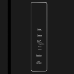 ⁦מקרר 4 דלתות 509 ליטר Electra EL511GBL אלקטרה זכוכית שחורה⁩ – תמונה ⁦4⁩