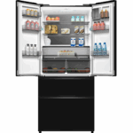 ⁦מקרר 4 דלתות 509 ליטר Electra EL511GBL אלקטרה זכוכית שחורה⁩ – תמונה ⁦2⁩