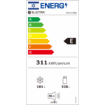 ⁦מקרר 4 דלתות 509 ליטר Electra EL511GBL אלקטרה זכוכית שחורה⁩ – תמונה ⁦5⁩