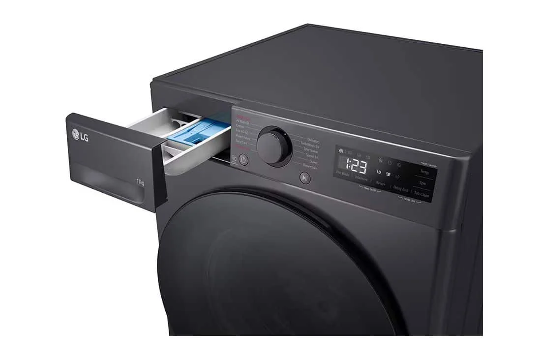 מכונת כביסה 11 ק״ג אינוורטר LG אל ג'י F4WR511S