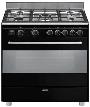 תנור משולב כיריים גז 90 סמ BG91 סמג SMEG