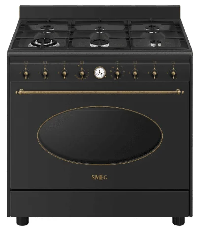 תנור משולב כיריים גז 6 להבות רוחב 90 סמ סמג CO96 SMEG