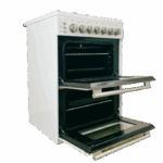 ⁦תנור דו תאי משולב כיריים Electra CT66CHQ-EL8060W אלקטרה⁩ – תמונה ⁦3⁩