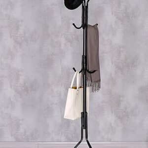 מתלה בגדים מתכת בגוון שחור דגם שקד SHAKED מבית סטאר שופ STAR SHOP