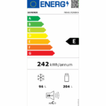 מקרר מקפיא תחתון GORENJE גורניה NRK6192ABK שחור