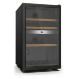 מקרר יין מעוצב 49 בקבוקים עם מדחס ומדפי עץ FJWC118 פוג'יקום FUJICOM