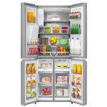 ⁦מקרר מקפיא תחתון 4 דלתות HISENSE הייסנס RQ760N4SASE⁩ – תמונה ⁦3⁩