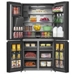 ⁦מקרר  4 דלתות HISENSE הייסנס RQ760N4SBFE שחור⁩ – תמונה ⁦4⁩