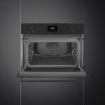 ⁦תנור משולב מיקרוגל 60 ס”מ SMEG סמג SO4301M1N⁩ – תמונה ⁦2⁩