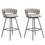 זוג כיסאות בר מסתובבים Comfort4U קומפורט4יו ELEGANZIA