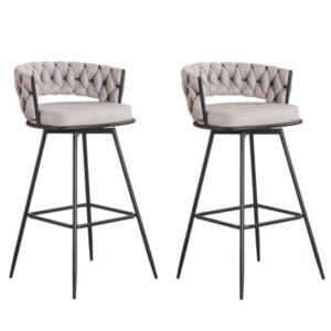 זוג כיסאות בר מסתובבים Comfort4U קומפורט4יו ELEGANZIA