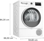 ⁦מייבש כביסה עם משאבת חום BOSCH בוש 8 ק"ג WTH9284IL⁩ – תמונה ⁦6⁩