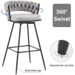 ⁦זוג כיסאות בר מסתובבים Comfort4U קומפורט4יו ELEGANZIA⁩ – תמונה ⁦2⁩