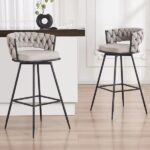 ⁦זוג כיסאות בר מסתובבים Comfort4U קומפורט4יו ELEGANZIA⁩ – תמונה ⁦5⁩