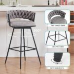 ⁦זוג כיסאות בר מסתובבים Comfort4U קומפורט4יו ELEGANZIA⁩ – תמונה ⁦4⁩