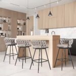 ⁦זוג כיסאות בר מסתובבים Comfort4U קומפורט4יו ELEGANZIA⁩ – תמונה ⁦6⁩