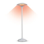 ⁦פטריית חימום הלוגן Homex 3000W הומקס HPH3000 לבן⁩ – תמונה ⁦2⁩