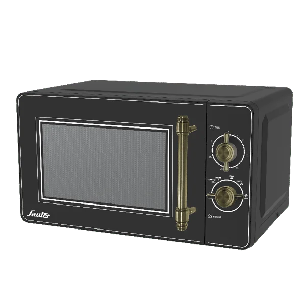 מיקרוגל מכני בעיצוב רטרו 20 ליטר MWR2084B סאוטר SAUTER שחור