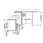 ⁦מדיח כלים אינטגרלי מלא Bauknecht באוקנכט BKIC3C26FIS⁩ – תמונה ⁦2⁩
