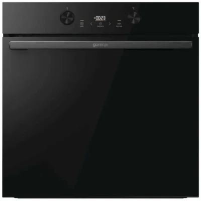 תנור בנוי פירוליטי Gorenje גורנייה G400 BPS6737E04DBG זכוכית שחורה