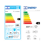 ⁦מייבש כביסה קונדנסור ‏9 ק"ג ⁦HOOVER HLEC9TEXISR⁩ הובר⁩ – תמונה ⁦3⁩