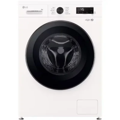 מכונת כביסה חזית 9 ק"ג LG אל ג'י F4X1009NWB