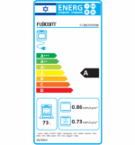 תנור אפייה בנוי מכני 73 ליטר FJBIOV990W פוג'יקום FUJICOM לבן