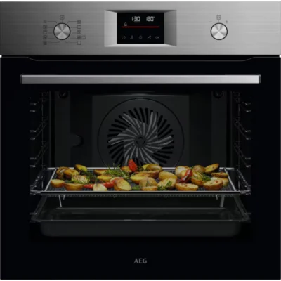 תנור בנוי פירוליטי AEG OS6PB50AM א.א.ג עם תכנית AirFry