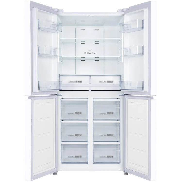 מקרר 4 דלתות – 470 ליטר Aiwa איווה NF6500-BK שחור