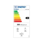 ⁦מקרר מקפיא עליון 483 ליטר HARF2500I יונדאי HYUNDAY⁩ – תמונה ⁦2⁩