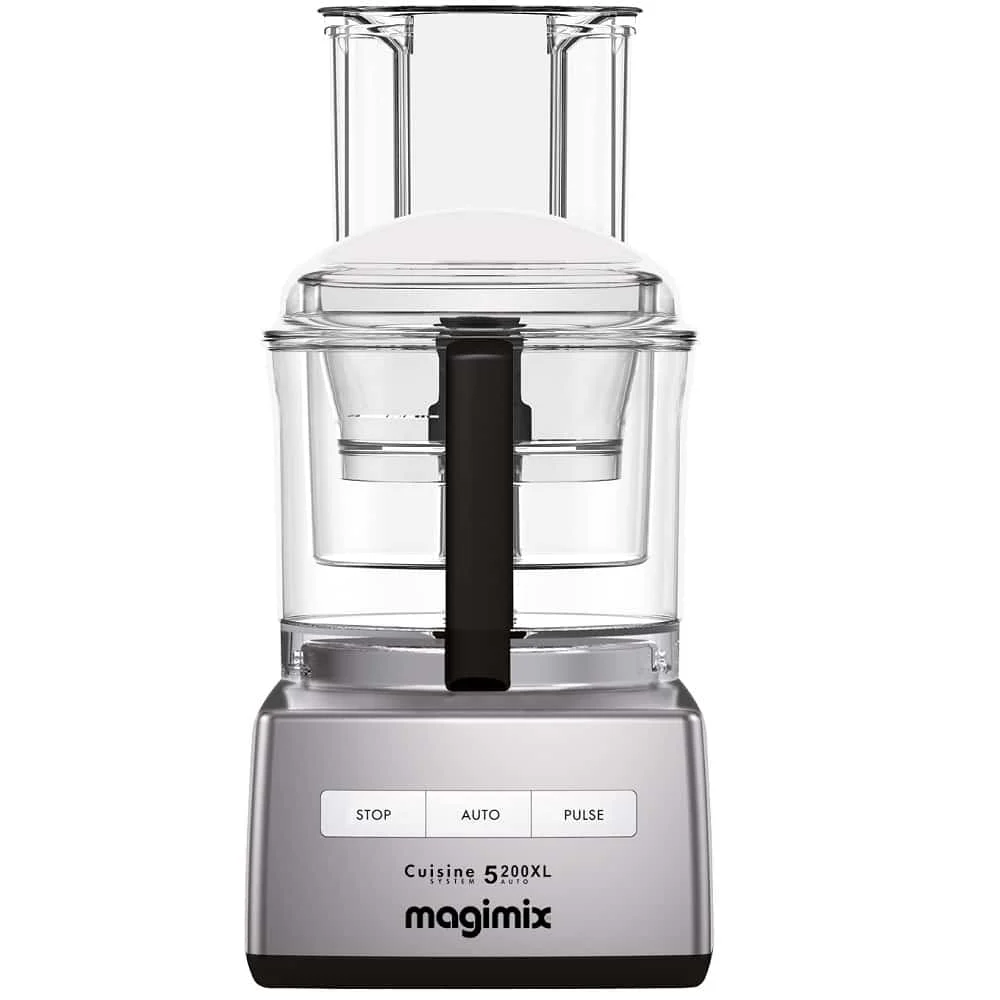 מעבד מזון מקצועי כולל אביזרים Magimix מג'ימיקס CS5200JCMXL Premium כרום מט